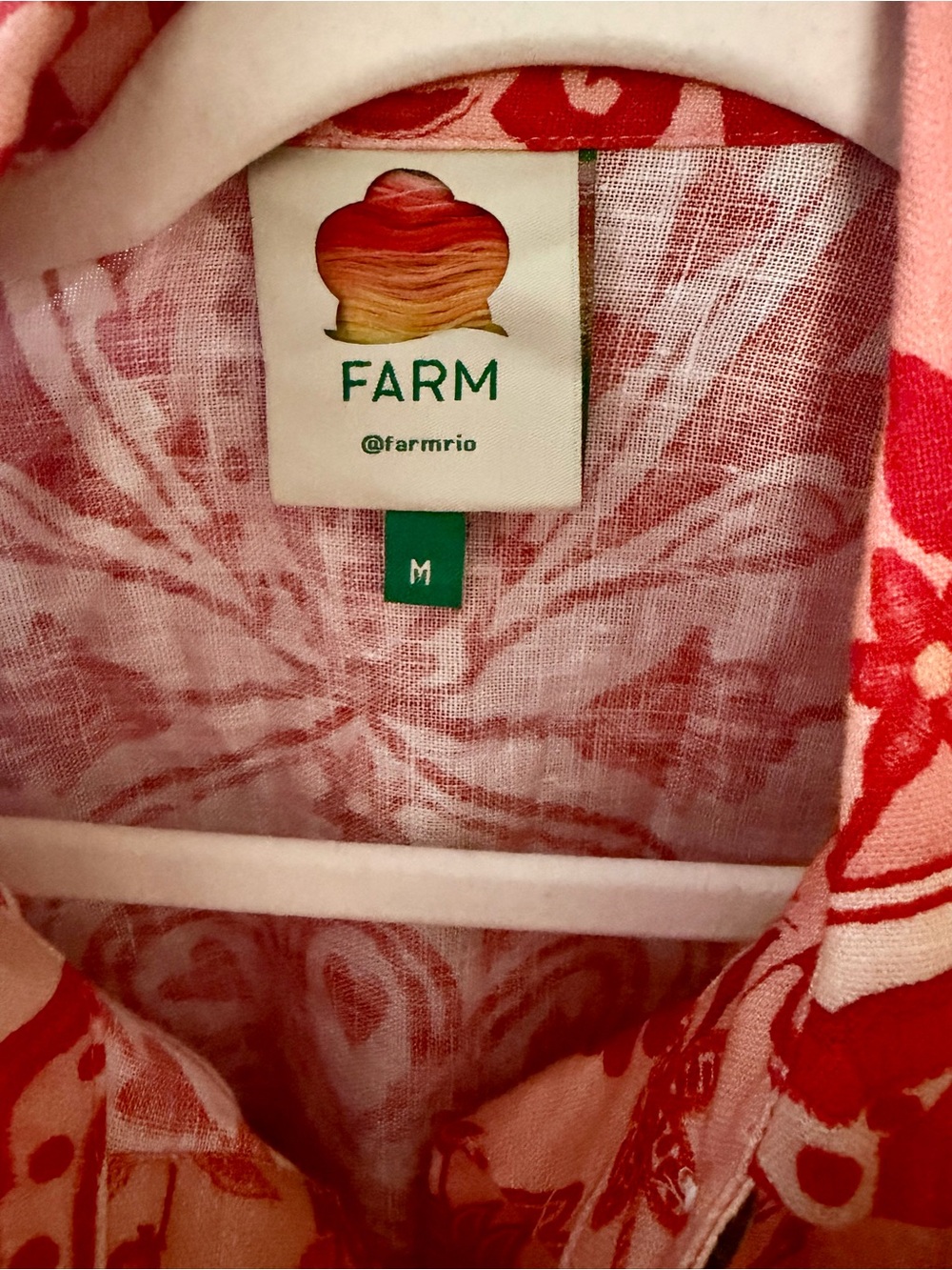 Farm Rio red romper M - Picture 4 of 5